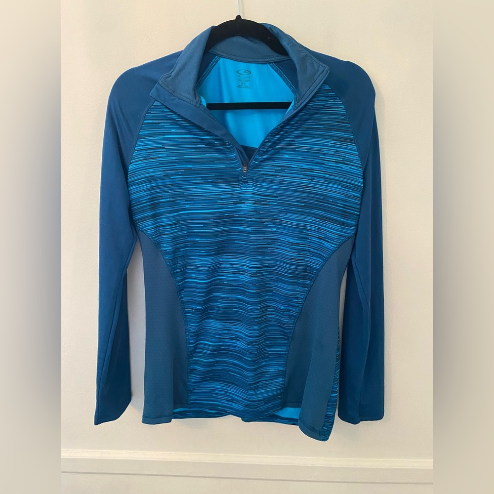 Champion Womens 1/4 Zip Jacket-Duo Dry Size 8P